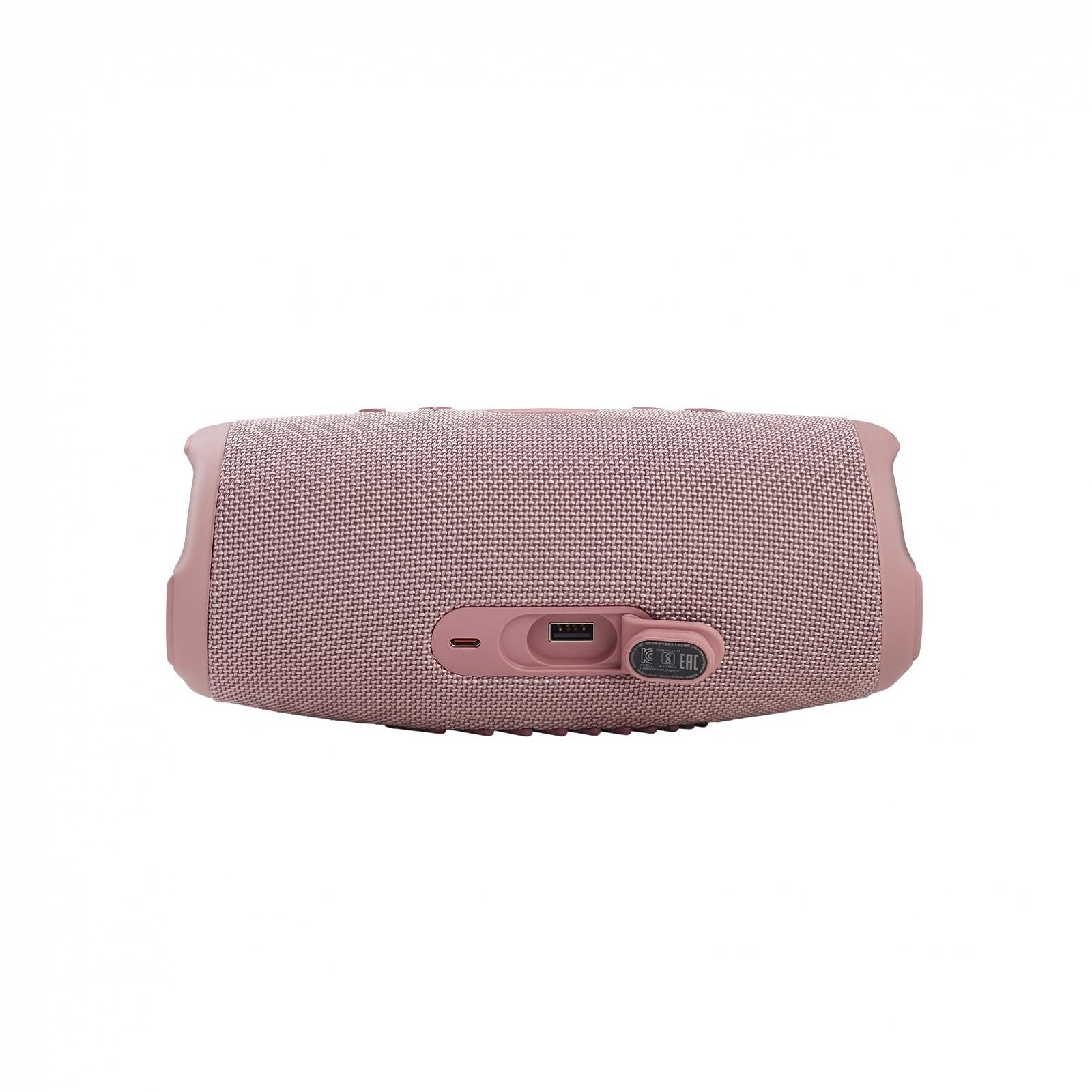 Портативна колонка JBL Charge 5 Bluetooth Водонепроникний Портативний Бумбокс з Вбудованим Павербанком Рожевий, фото №4