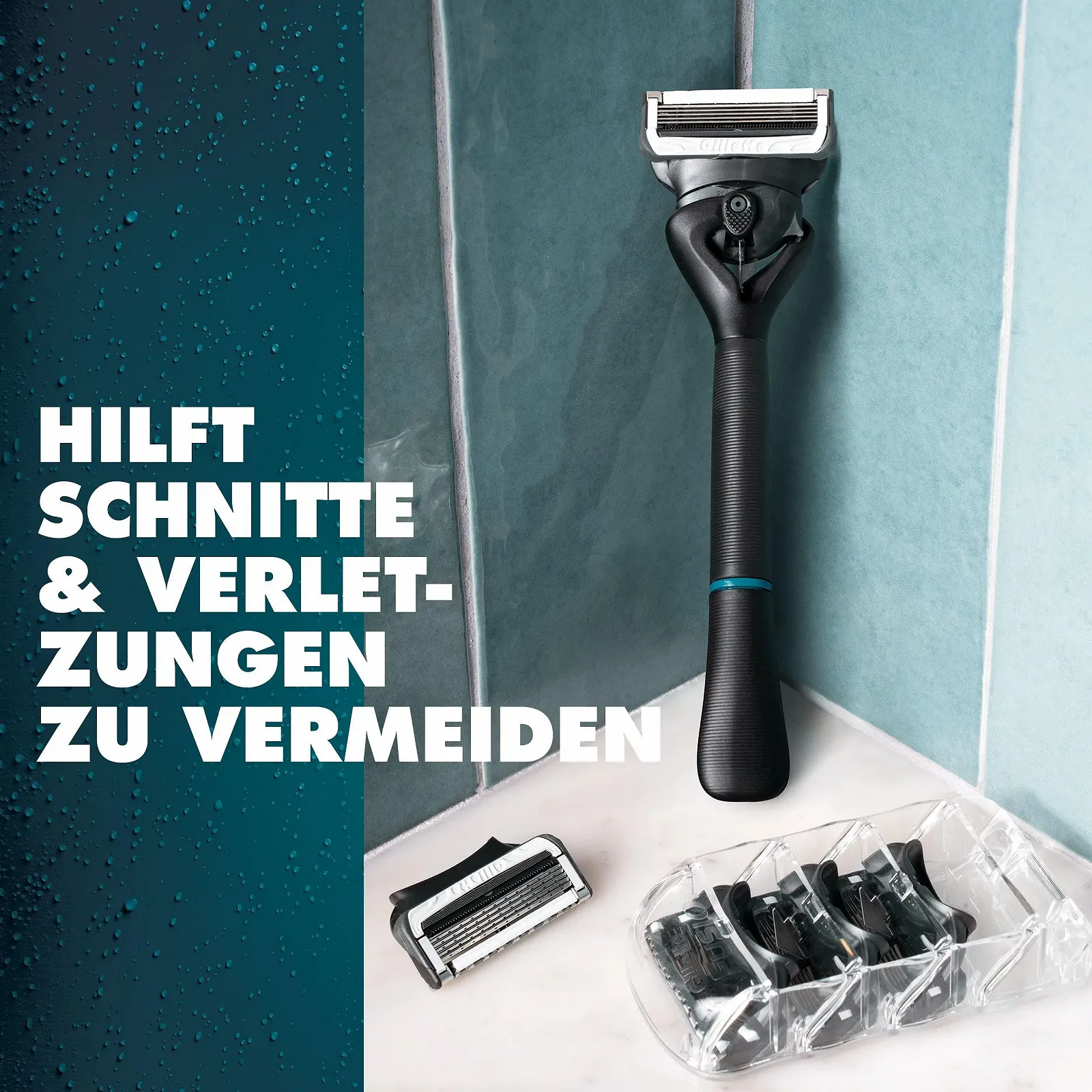 Бритва Gillette Body & Intimate для тела и интимных зон + 1 лезвие с держателем для душа, фото №4
