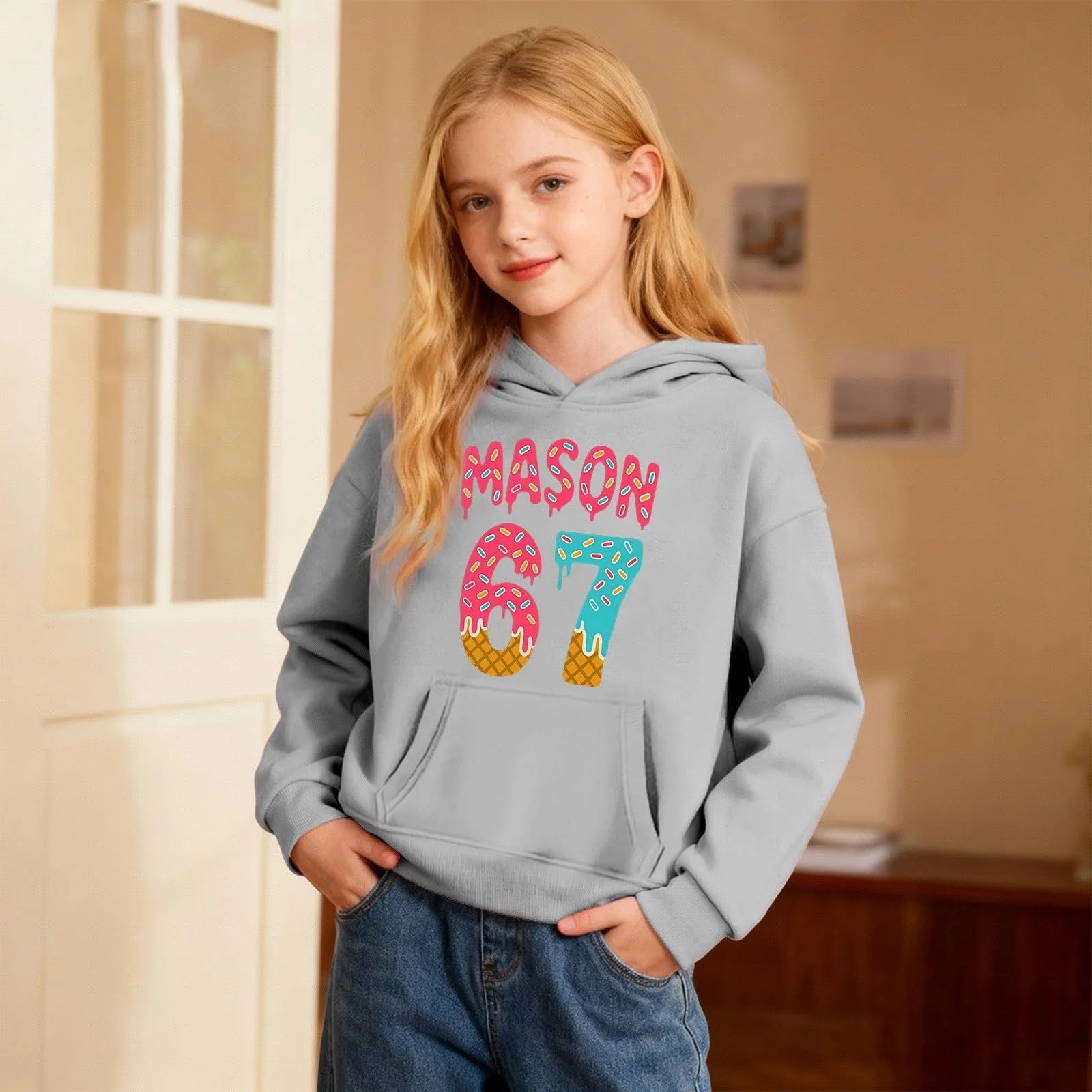 Детский джемпер Boys 67 Prints Sweatshirt, 152 176 Girls Jumper, худи, 158 худи, мягкий теплый флисовый джемпер Essentials Winter Jacket Jumper 134 Jumper детские футболки, фото №3