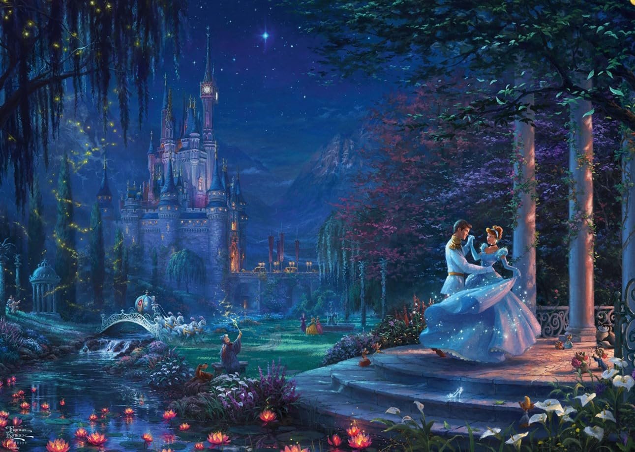 Пазл Schmidt Spiele Thomas Kinkade Disney Cinderella Dancing in The Starlight 58043 1000 деталей, фото №4 Пазл Schmidt Spiele Thomas Kinkade Disney Cinderella Dancing in The Starlight 58043 1000 деталей, фото №4
