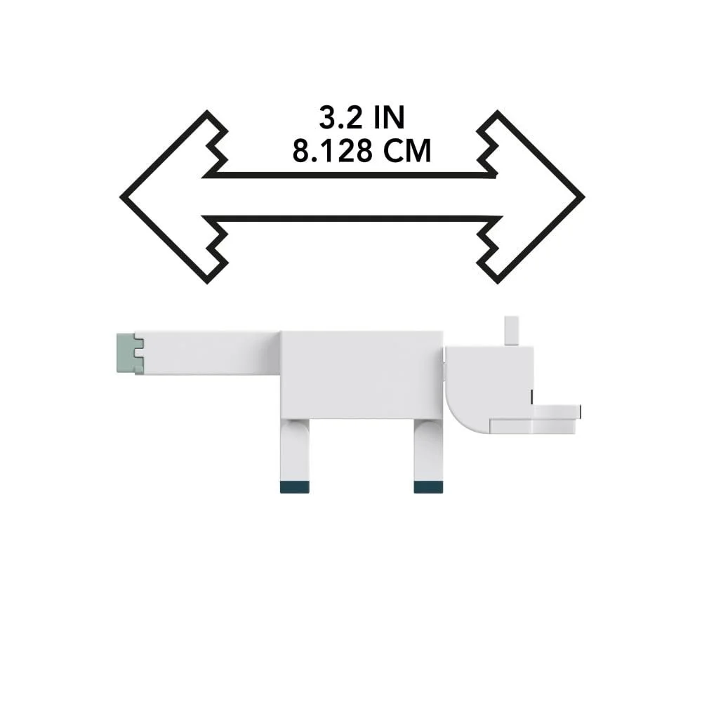 Екшн-фігурка Mattel Minecraft Vanilla Polar Fox 8.3 см 6+, фото №4