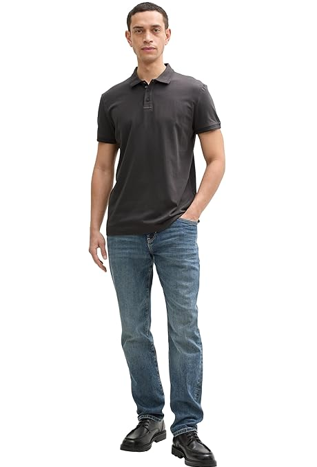Поло Men's Polo 1045630-10899 Tom Tailor Темно-сірий M, фото №4