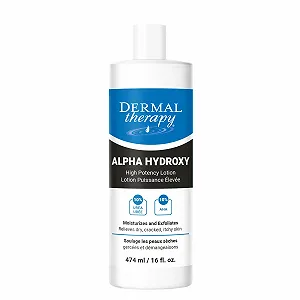 Лосьон Dermal Therapy Alpha Hydroxy High Potency - Увлажняющее и отшелушивающее средство для шелушащейся, сухой кожи | 10% мочевины и 10% молочной кислоты | 473 мл - Фото 1