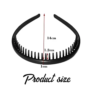 Унисекс Обруч для волос с зубцами 2 шт synthetic.ua - Фото 1