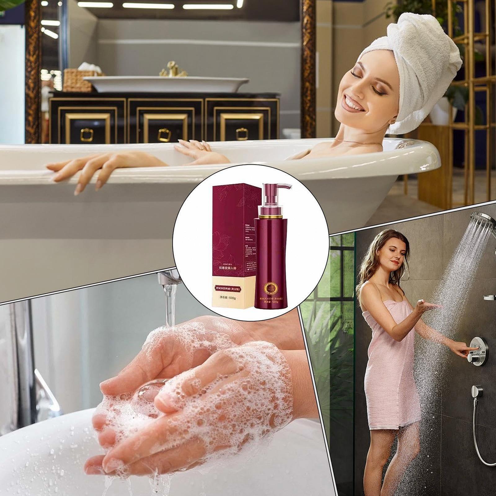 Гель для душу зволожуючий парфумований з помпою 500 мл, фото №4