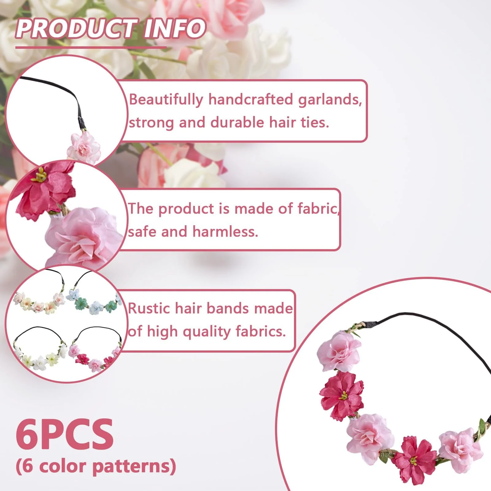 Набор венков для волос, фото №3