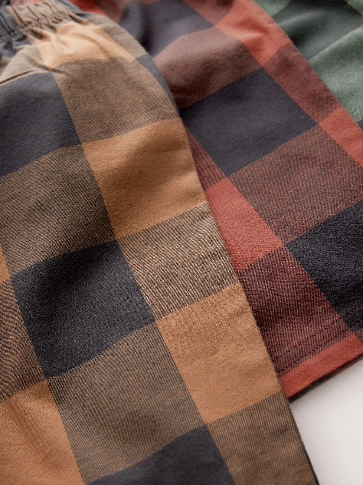 Комплект пижам NEXT в клетку, 3 шт, фото №7