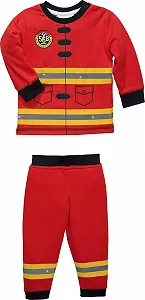 Детская пижама Erwin Müller Fireman, одинарный джерси, 100% хлопок - Фото 1