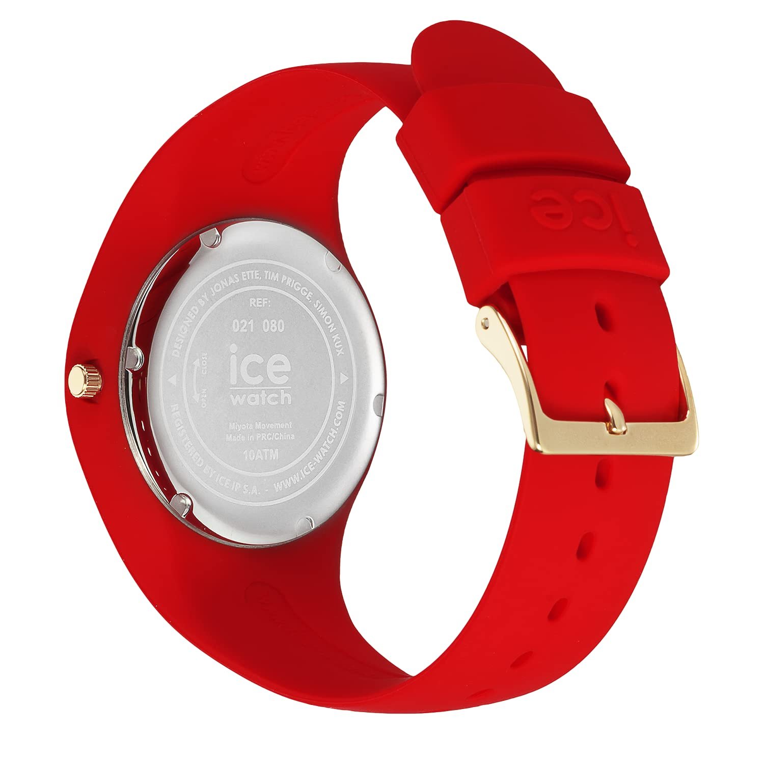 Годинник Ice-Watch ICE Glitter Red Passion Жіночий Червоний з Силіконовим Ремінцем, Червоний Ремінець, фото №4