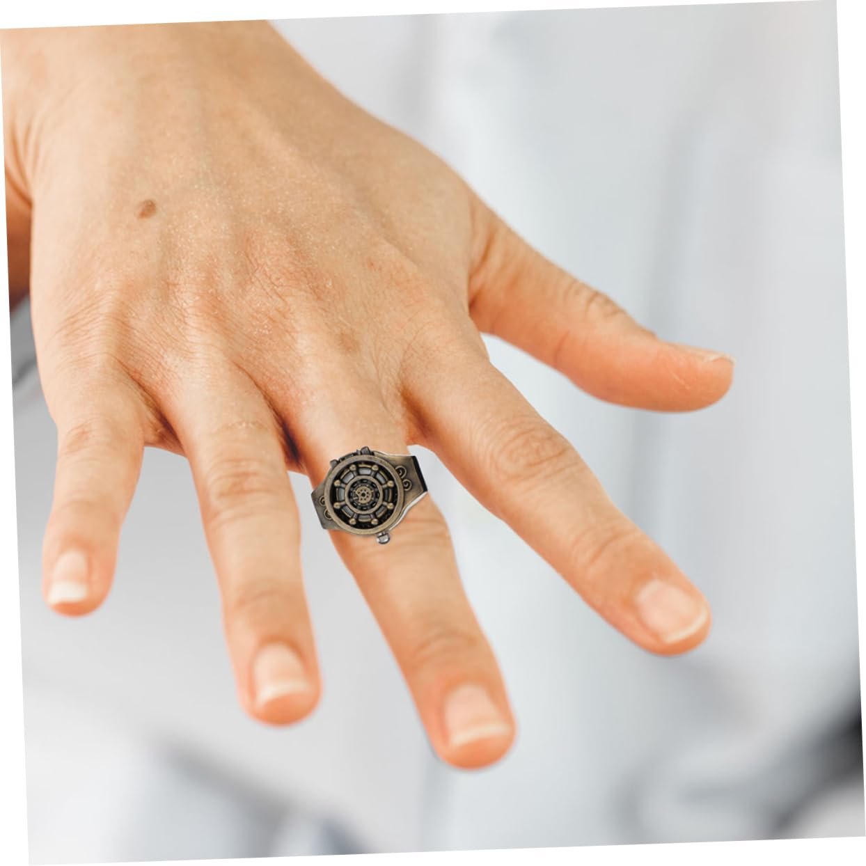 Винтажные кольца-часы LIFKOME 2 шт для женщин, ретро украшения с элегантным дизайном для стильных событий, модный аксессуар, фото №5 Винтажные кольца-часы LIFKOME 2 шт для женщин, ретро украшения с элегантным дизайном для стильных событий, модный аксессуар, фото №5