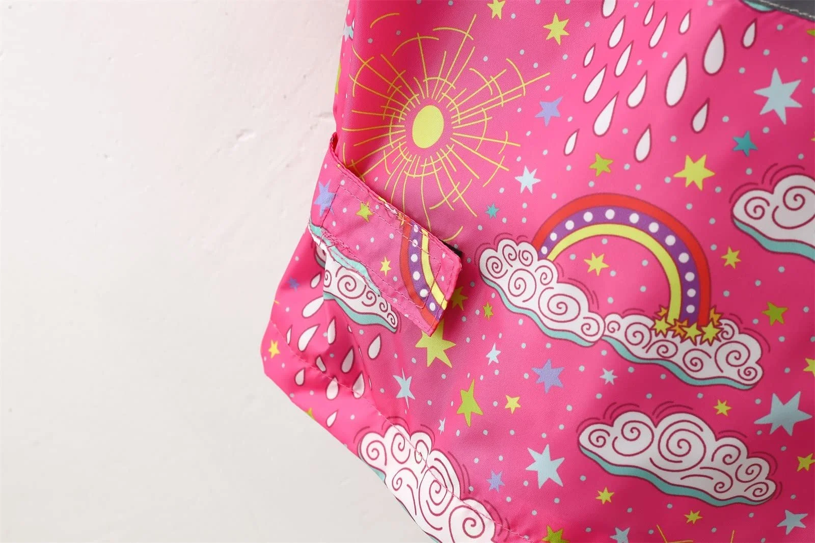 Дитяче унісекс дощове пончо Beokeuioe для дівчаток, фото №3