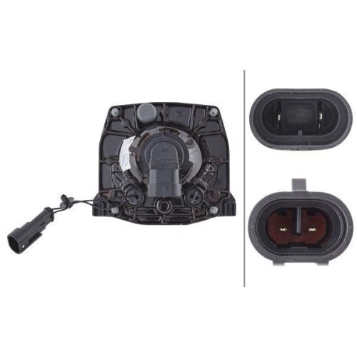 Основна фара HELLA 1LL 009 998-011 для FIAT CASE IH SAME CLAAS DEUTZ-FAHR, фото №2