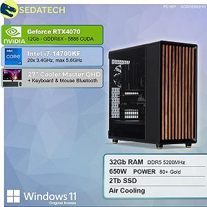 Робоча станція Sedatech Package i7-14700KF RTX4070 32GB 2TB SSD 27 дюймів synthetic.ua - Фото 1