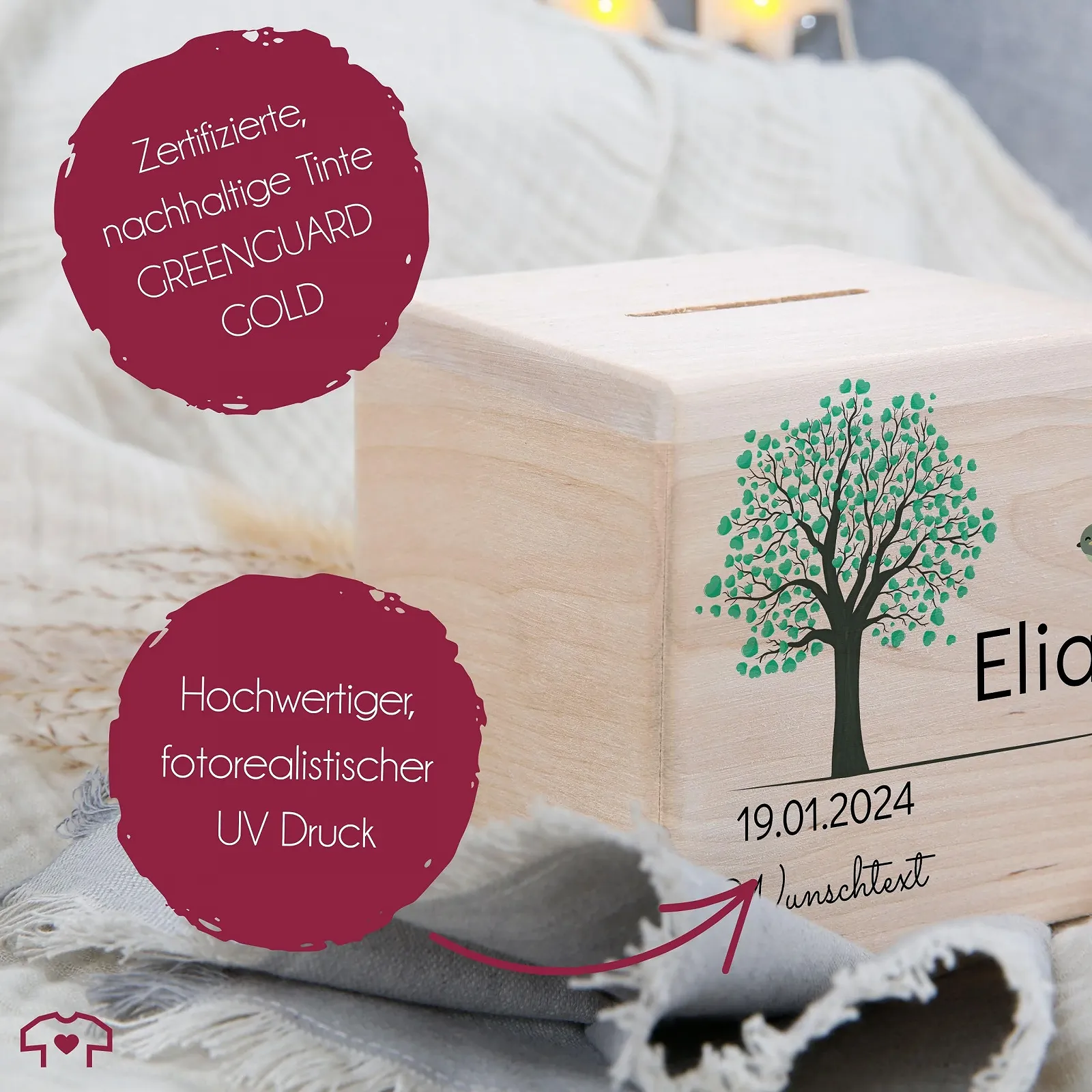 Скарбничка дитяча Дерев'яна Береза, фото №5