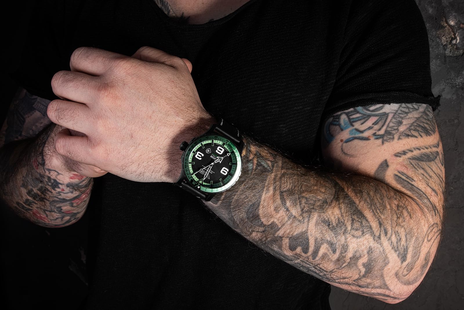 Чоловічий годинник Vostok Europe Expedition North Pole Автоматичний 20ATM K1 мінеральне скло з змінним ремінцем, фото №7