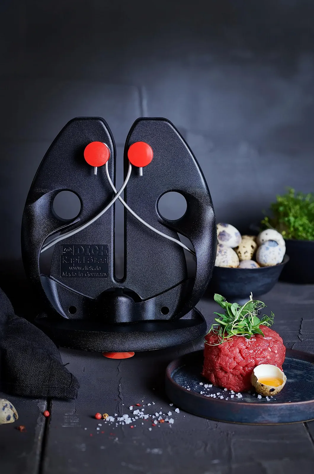 Точилка для ножей F. DICK Rapid Steel Action 9009200 со стержнями и присоской, фото №6