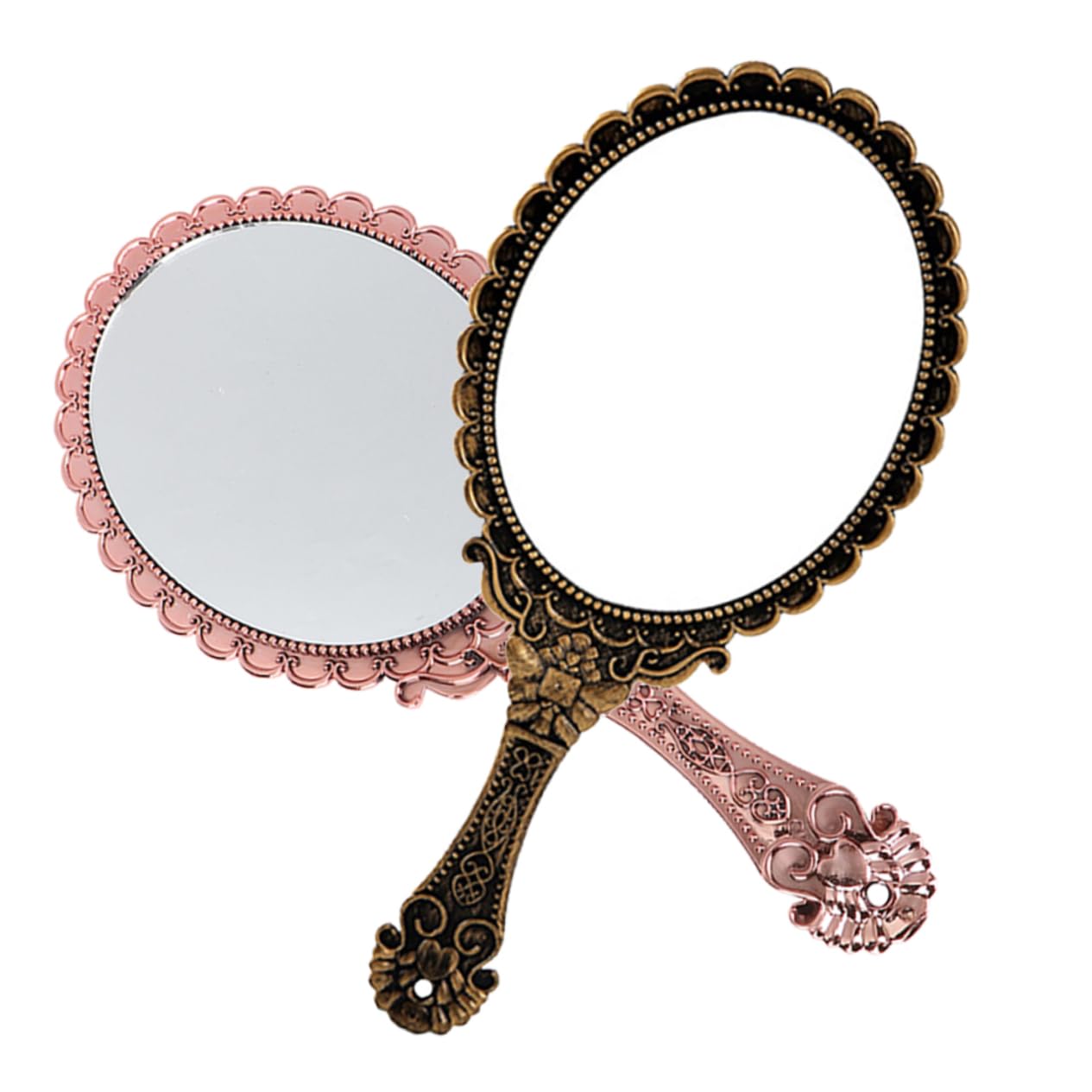 Зеркало Angoily Retro Handheld Косметическое для путешествий, фото №7