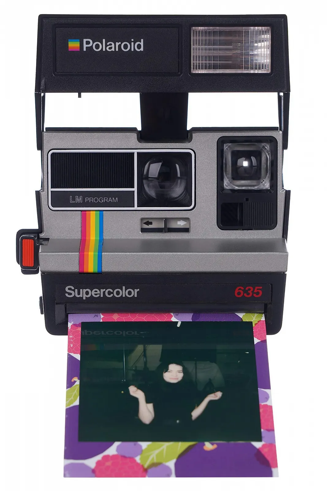 Мгновенная камера Polaroid Supercolor 635 LM Rainbow Серебристая, фото №8