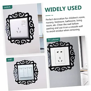Наклейки на стіну Zerodeko захисні для вимикачів набір 3 шт. акрилові synthetic.ua - Фото 1