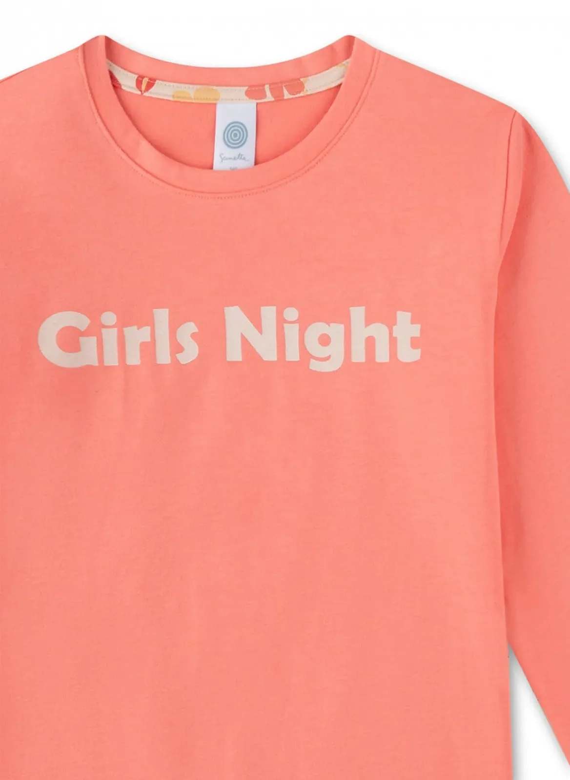 Комплект пижамный Sanetta Для девочек Оранжевый, фото №3 Комплект пижамный Sanetta Для девочек Оранжевый, фото №3