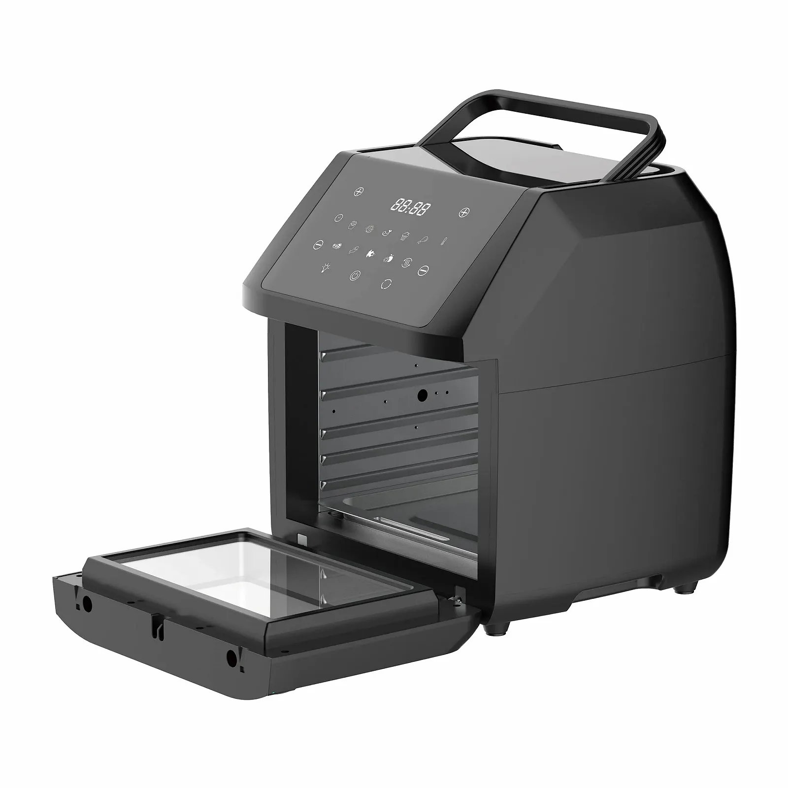 Мультипіч-піч MasterPRO Rocket 1100 11 л 1800 Вт LED-Display з силіконовою формою, фото №2 Мультипіч-піч MasterPRO Rocket 1100 11 л 1800 Вт LED-Display з силіконовою формою, фото №2