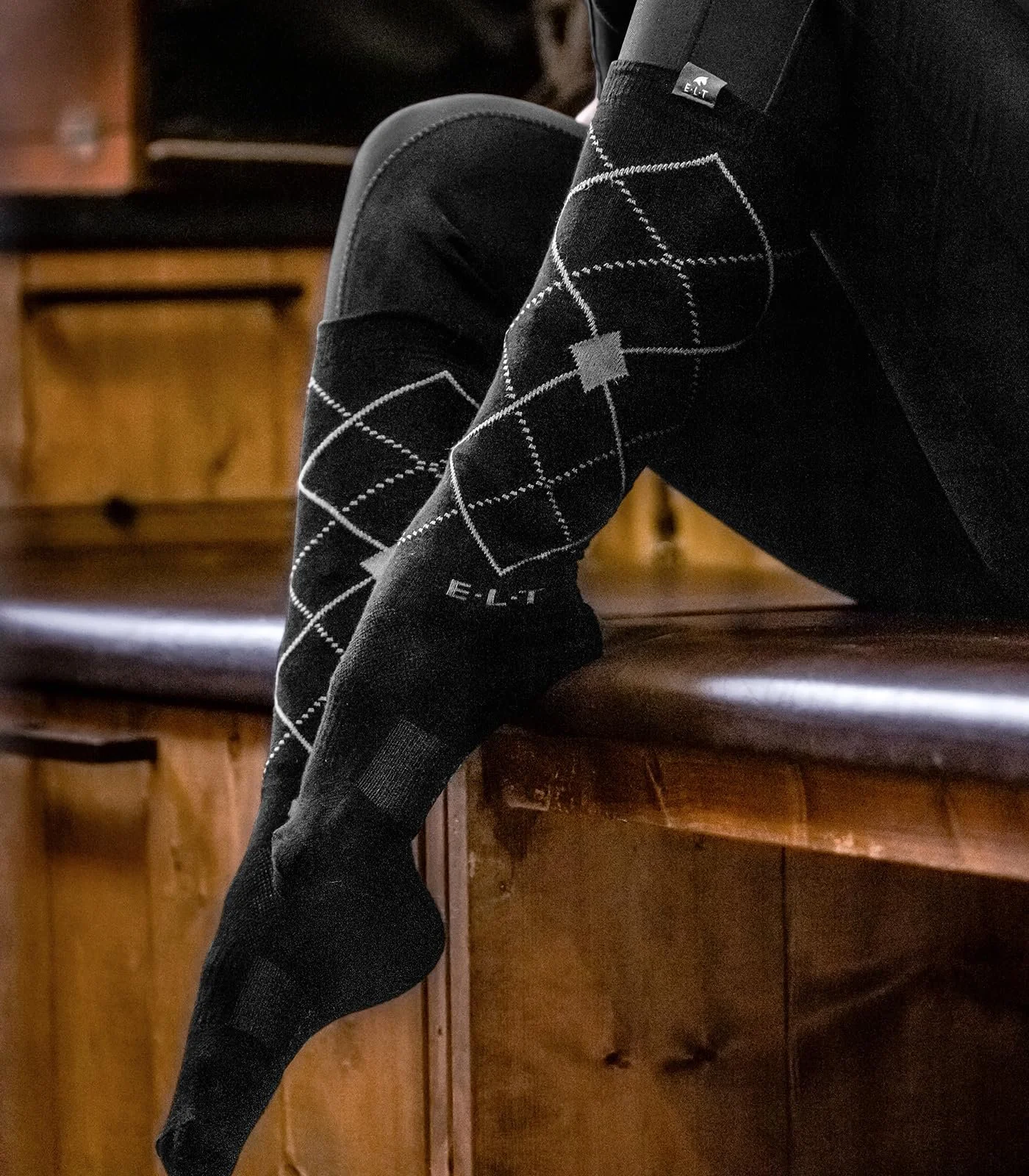 Шкарпетки для верхової їзди ELT Waldhausen Argyle, фото №2