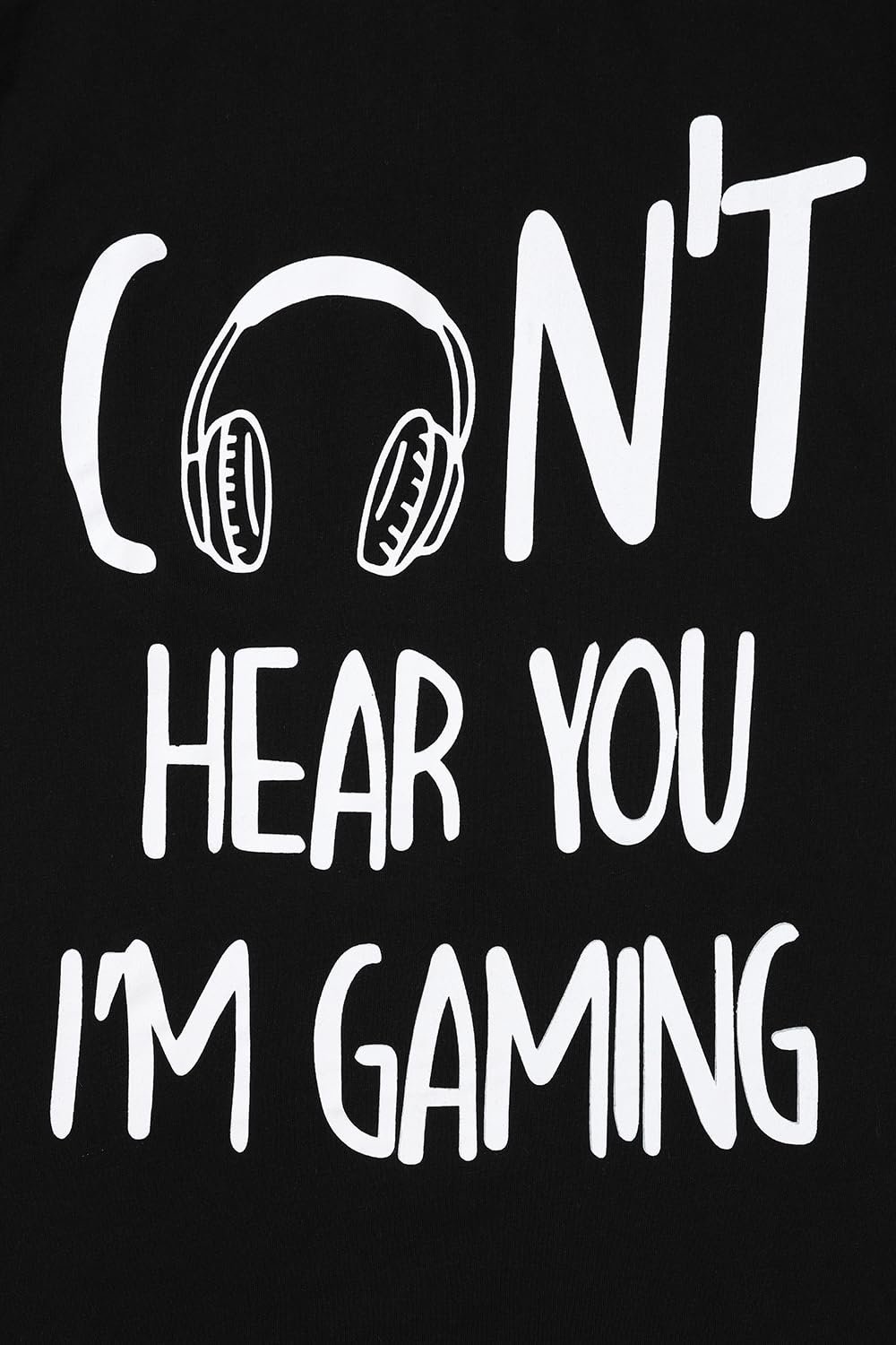 Піжама Can't Hear You I'm Gaming Чорний, фото №3