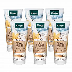 Крем-гель для душа Kneipp Winter Care с орехом купуасу и экстрактом ванили 6 х 200 мл - Фото 1