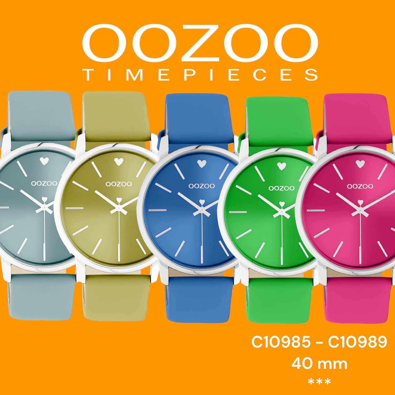 Часы Oozoo Vintage Женские Серебряные с кожаным ремешком 20 мм Аналоговые Круглые, фото №4 Часы Oozoo Vintage Женские Серебряные с кожаным ремешком 20 мм Аналоговые Круглые, фото №4