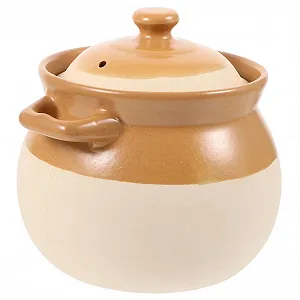 Каструля керамічна Vintage термостійка для супів та тушкування - Фото 1