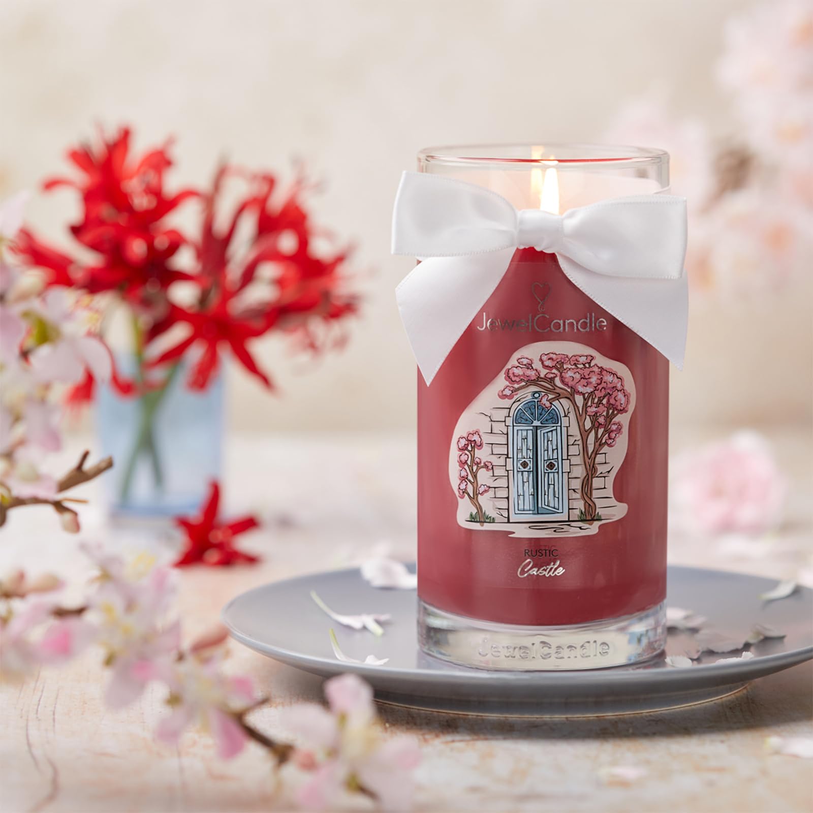 Свічка JuwelKerze Rustic Castle Earrings Срібло - Велика Свічка з Прикрасами, фото №5 Свічка JuwelKerze Rustic Castle Earrings Срібло - Велика Свічка з Прикрасами, фото №5