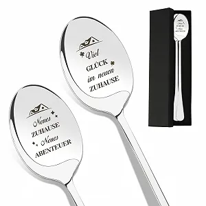 Ложка С гравировкой Серебристый - Фото 1