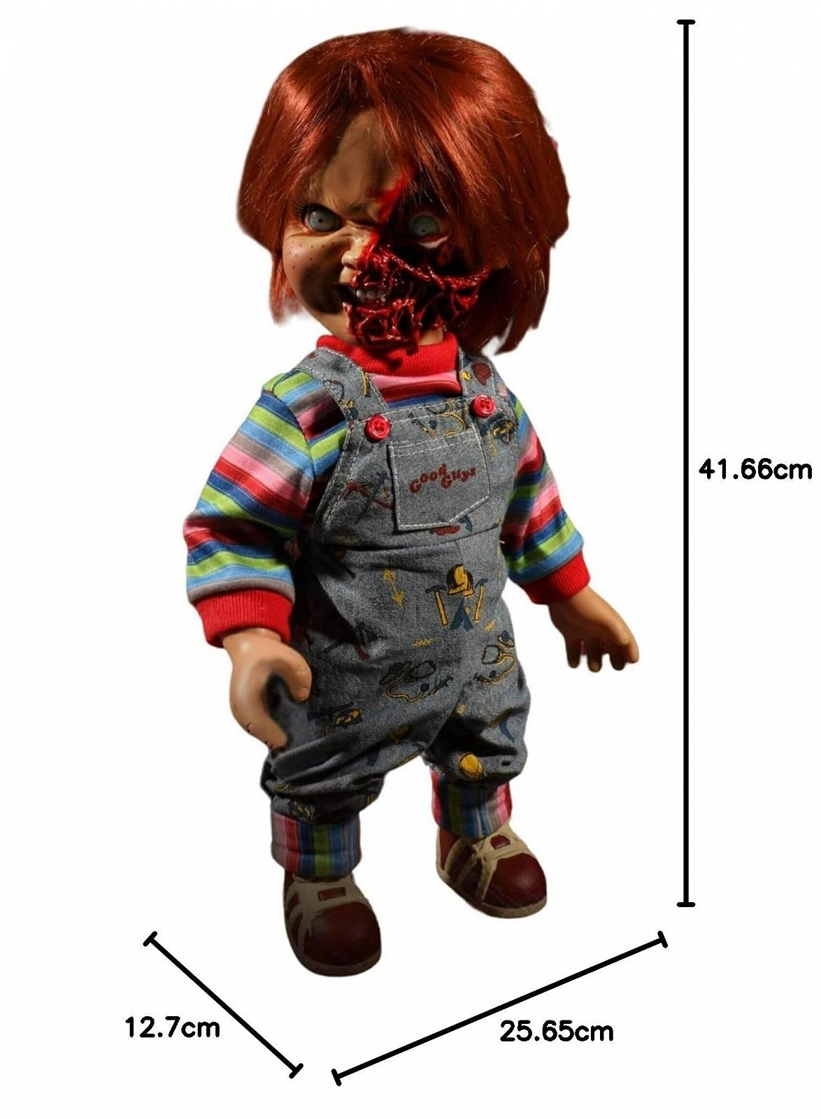 Фігурка Mezco Child's Play 3: Chucky Pizza Face Version Standard, що говорить, фото №9