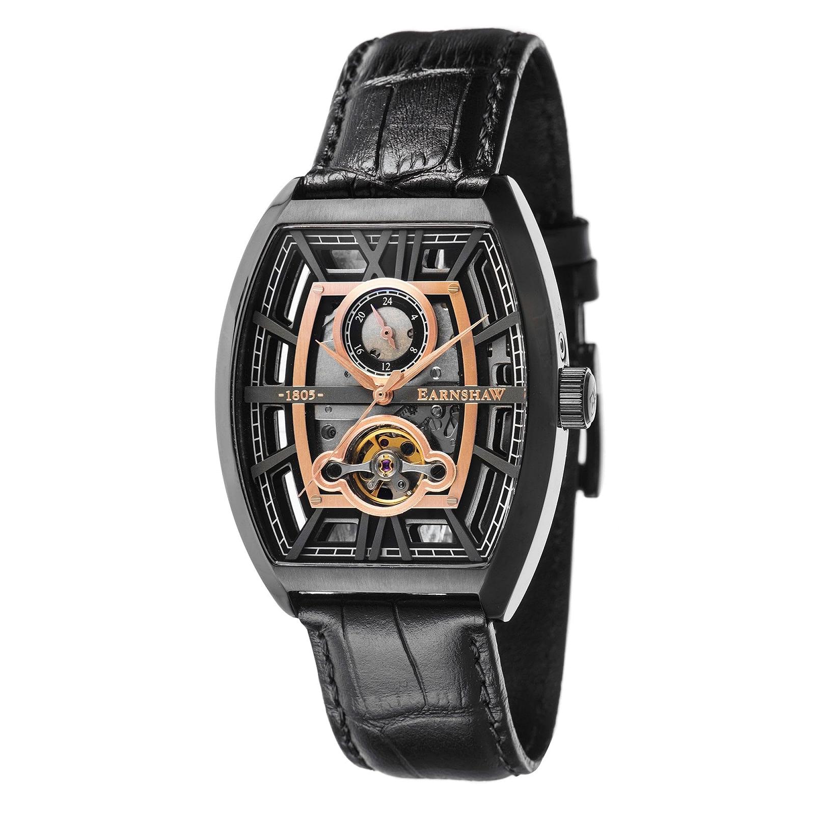 Часы Thomas Earnshaw Holborn Boulton 40 мм с автоматическим механическим механизмом и кожаным ремешком ES-8111, фото №1 Часы Thomas Earnshaw Holborn Boulton 40 мм с автоматическим механическим механизмом и кожаным ремешком ES-8111, фото №1