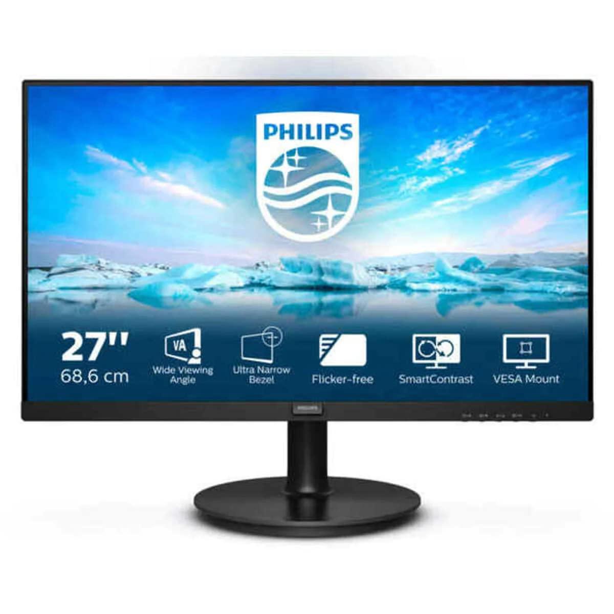 Монітор Philips 271V8LA 27 Дюймів FHD AdaptiveSync Чорний, фото №1
