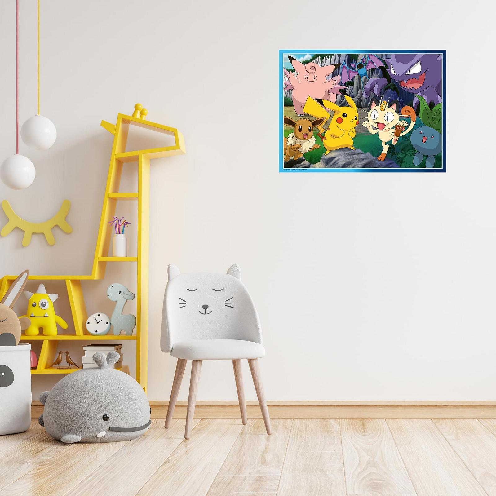 Дитячий пазл Ravensburger XXL Pokémon – Catch the Pokémon! 300 деталей, фото №1