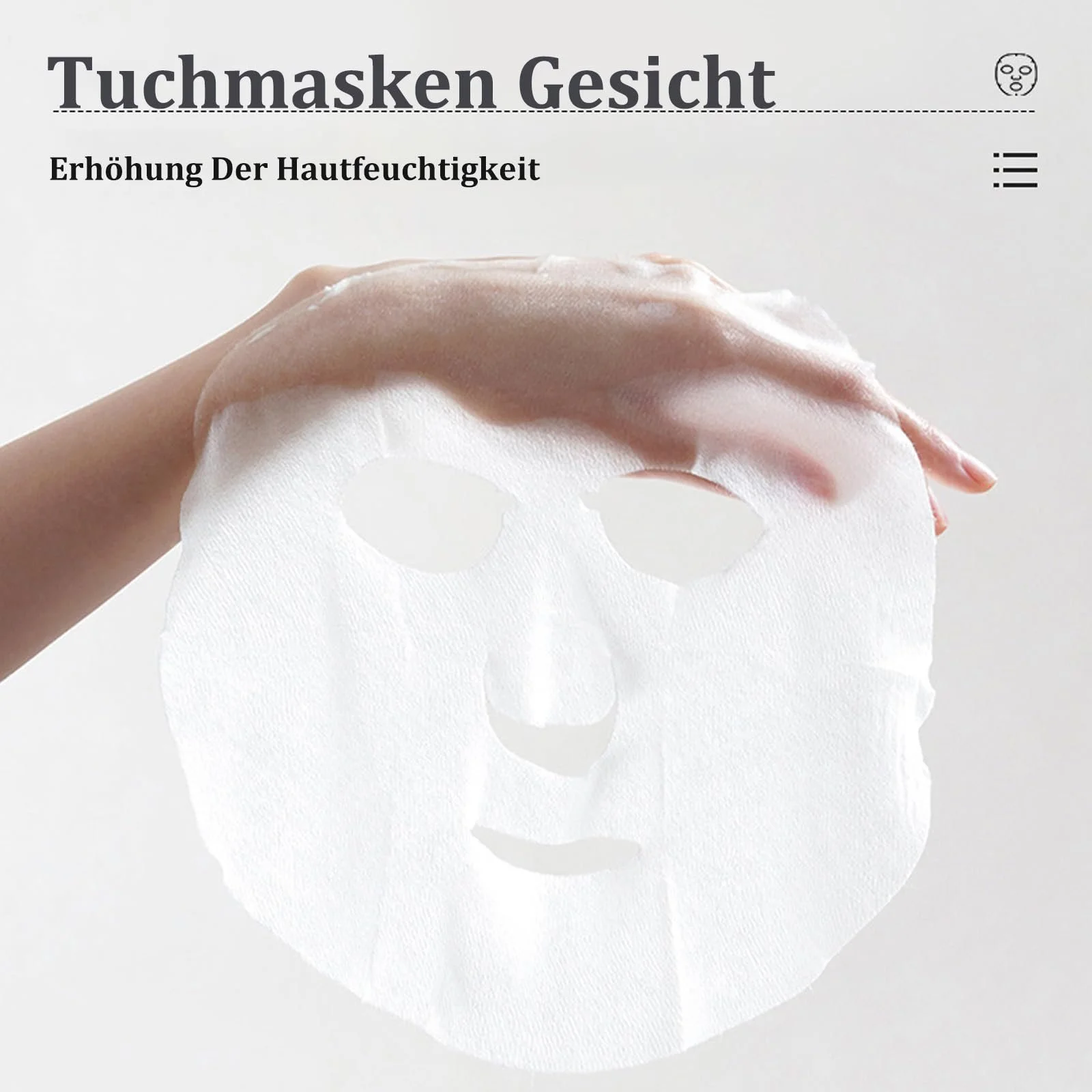 Тканевая маска Soleneva Набор 10 шт Маска для лица с гиалуроновой кислотой Увлажняющая, фото №3