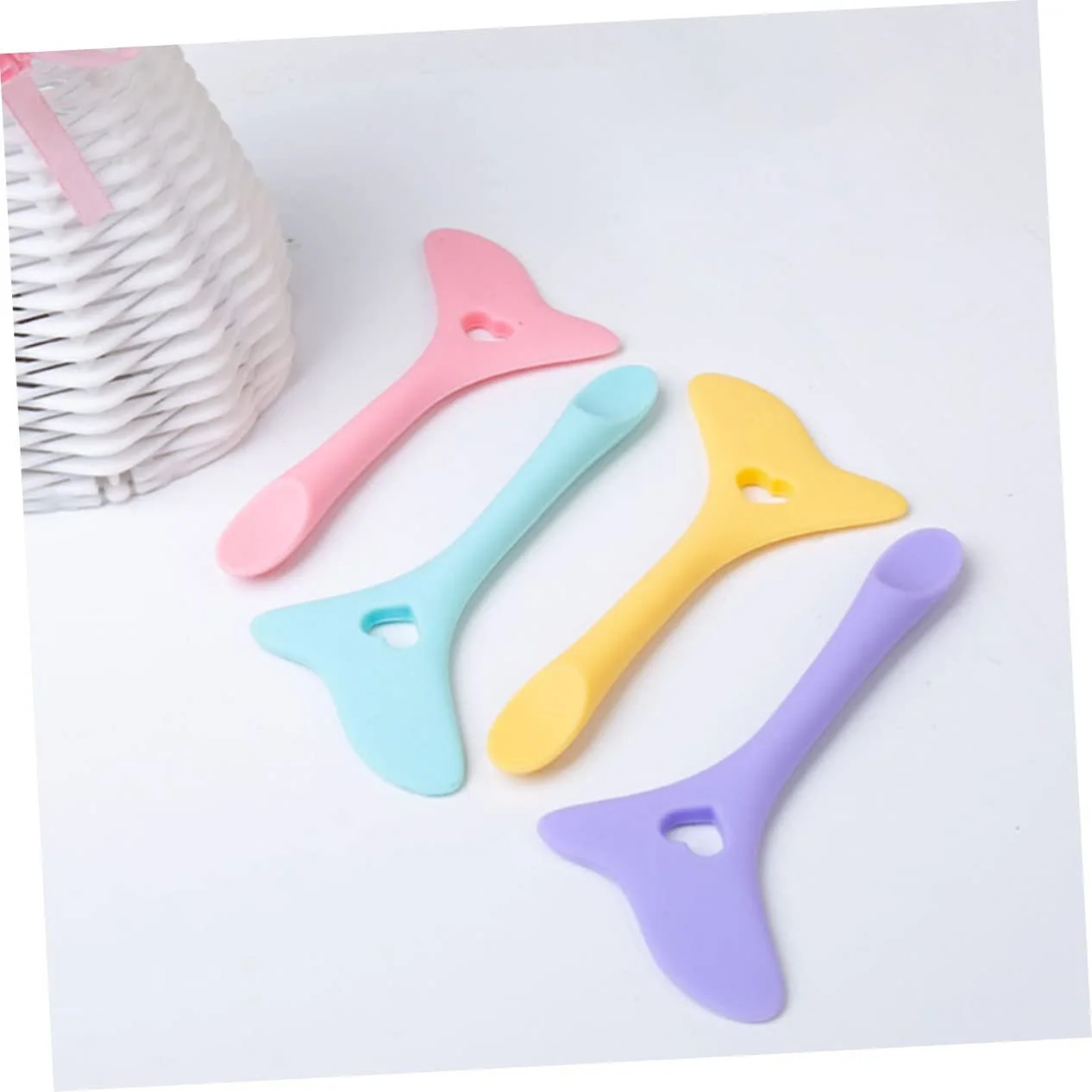 Інструмент для підводки очей MAGICLULU 10 шт аплікатор для тіней, силіконові форми для макіяжу, простий інструмент для макіяжу, багатофункціональний допоміжний артефакт, фото №3