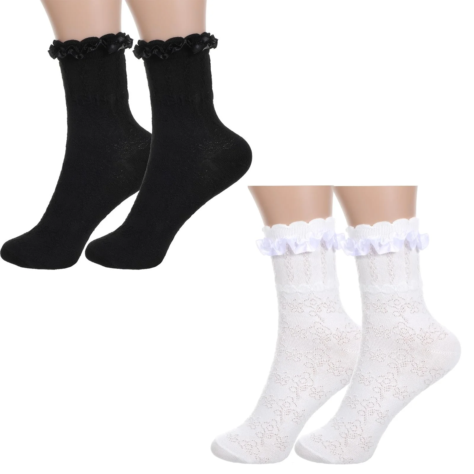 Шкарпетки з рюшами, фото №1