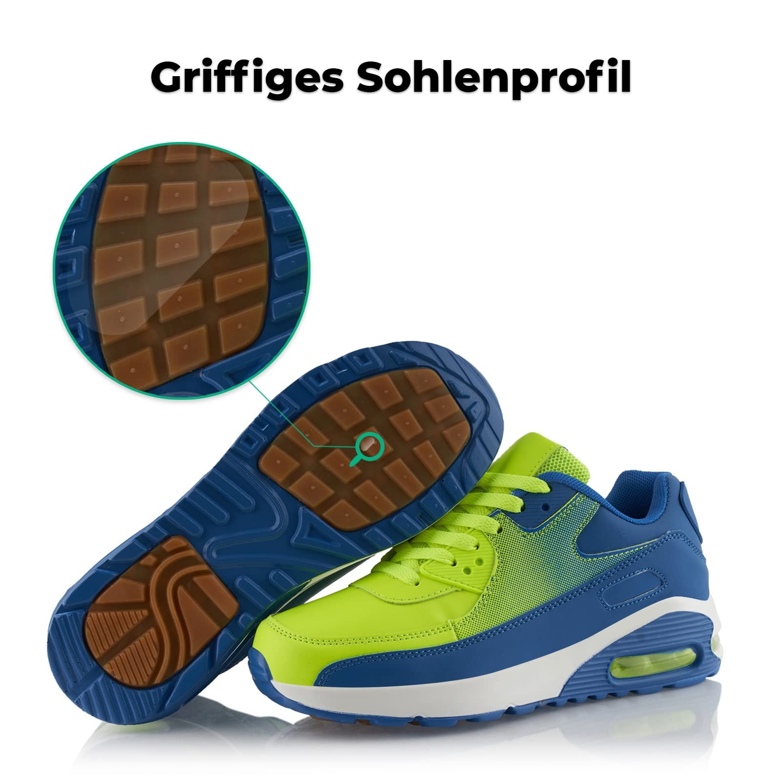 Кросівки Fusskleidung® Unisex, Спортивне взуття з амортизацією, Легкі бігові кросівки, фото №4