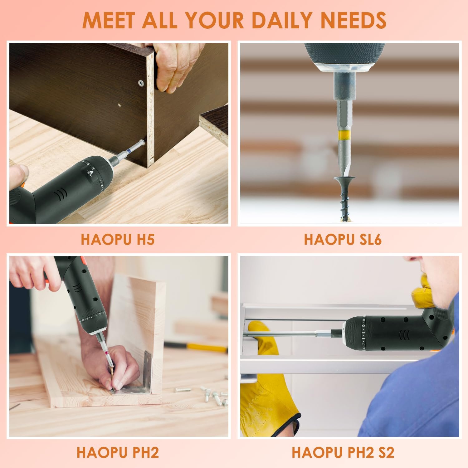 Набір електричних викруток ANBEISTEE 5Nm 3.6V бездротовий, фото №5