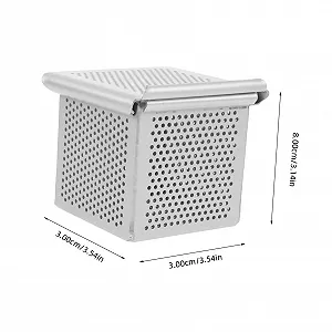 Форма для хлеба алюминиевая мини квадратная с крышкой антипригарная synthetic.ua - Фото 1