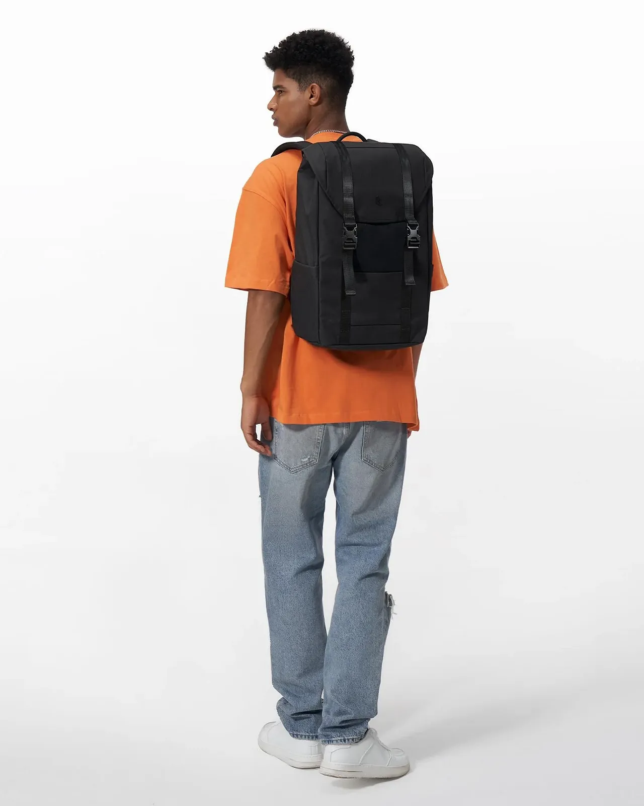 Рюкзак tomtoc VintPack-TA1 вінтажний 22 л для ноутбука 13-15.6" Чорний, фото №2 Рюкзак tomtoc VintPack-TA1 вінтажний 22 л для ноутбука 13-15.6" Чорний, фото №2