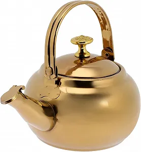Чайник з свистком з нержавіючої сталі Чайник з чавуну Металева плита - Фото 1