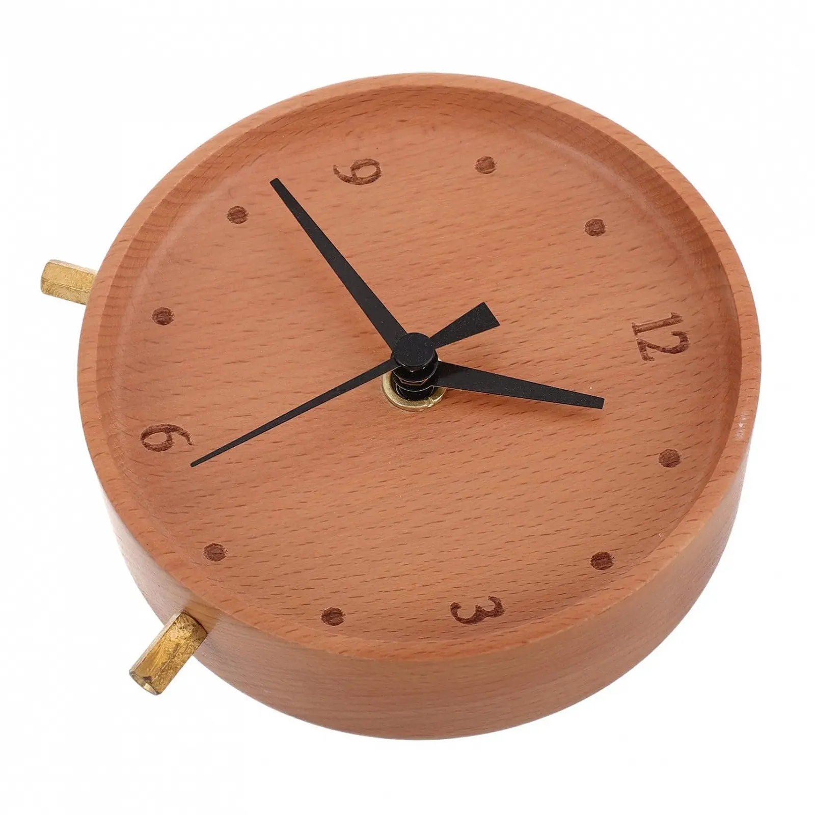 Настільний годинник у стилі ретро PartyKindom Світло-коричневий, фото №1