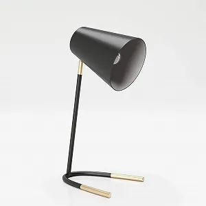 Настільна лампа PLAYBOY Amelia Чорна/Золота synthetic.ua - Фото 1