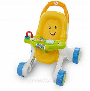 Fisher-Price музыкальные ходунки-толкатели коляска Stroll & Learn Walker Yellow Fisher-Price музыкальные ходунки-толкатели коляска Stroll & Learn Walker Yellow