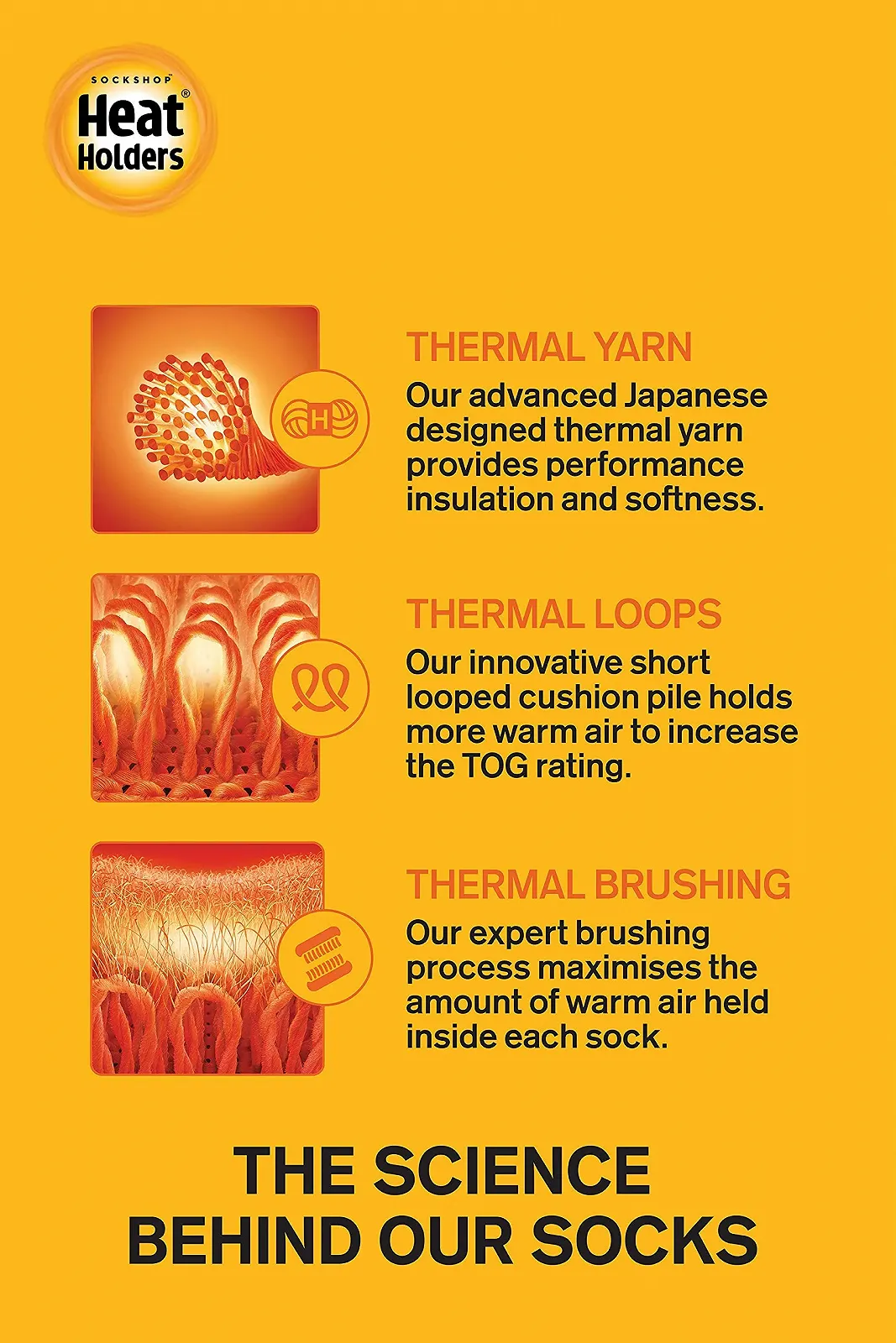 Термоноски женские HEAT HOLDERS Ultra Lite для зимы, Носки с внутренним флисом, Набор из 4 пар, фото №6