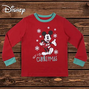 Піжама Disney Mickey Mouse and Minnie Mouse Різдвяна synthetic.ua - Фото 1