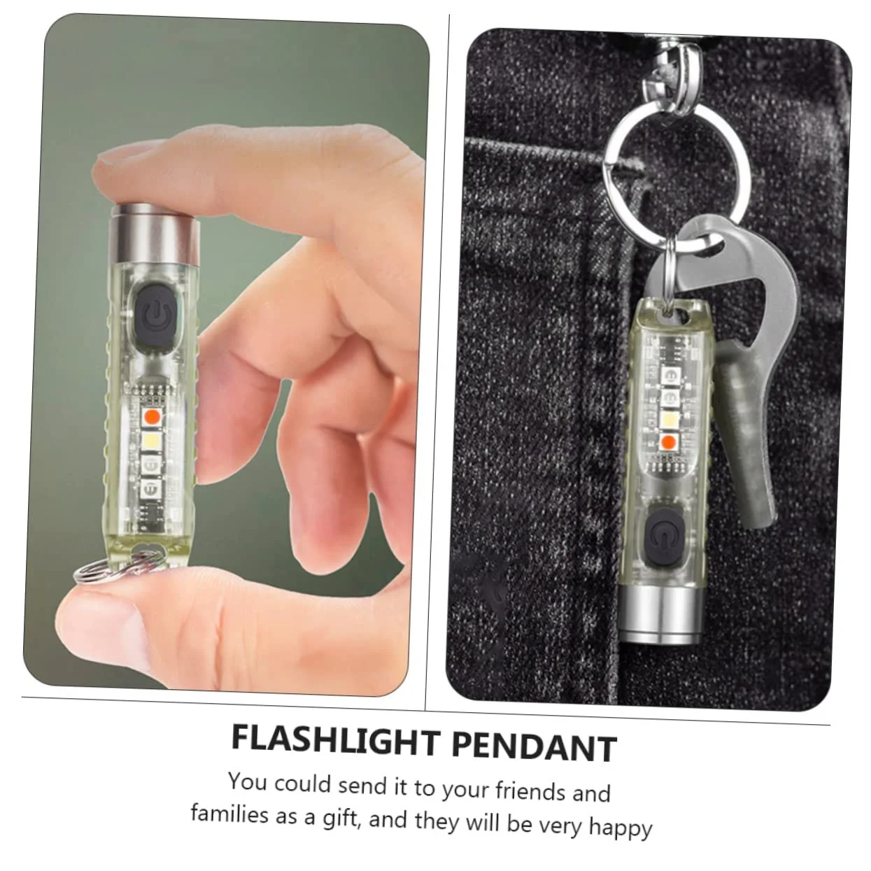 Фонарик UKCOCO Миниатюрный для кемпинга Брелок-декор, фото №6 Фонарик UKCOCO Миниатюрный для кемпинга Брелок-декор, фото №6